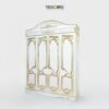 Elegant Handcrafted European-Style Wardrobe with Custom Door Options