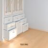 Storage-14-e2bd9a4a Luxurious Wooden Display Cabinet with Gold Carvings and Elegant Glazed Doors