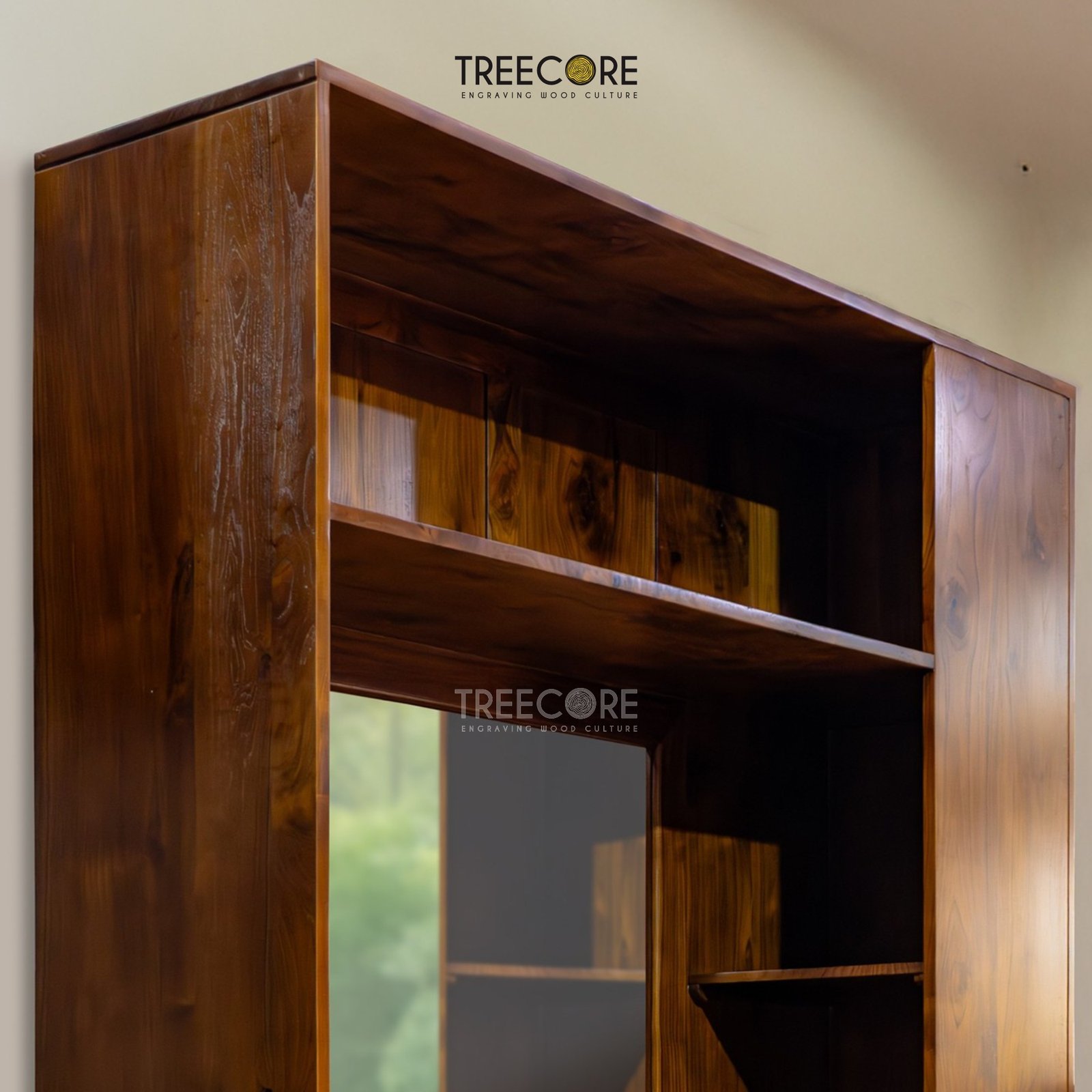Refined Simplicity Dressing Table with Tiered Storage