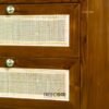 Wooden Nightstand Rattan Accent