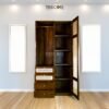 Storage-44-6c27fa7c Rattan Wood Wardrobe with Drawers and Natural Rattan Accents