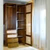 Storage-44-7ecf1f14 Rattan Wood Wardrobe with Drawers and Natural Rattan Accents