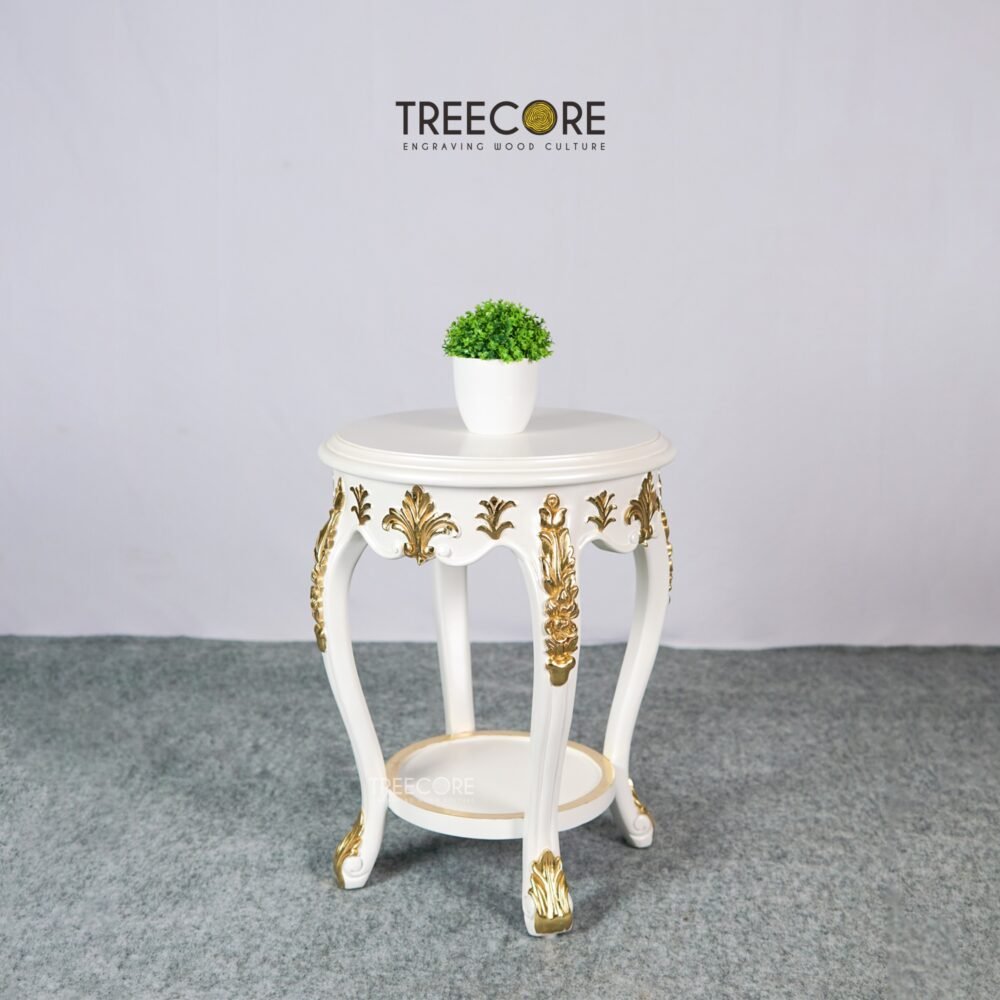 Luxury Round Side Table – Elegance in Every Detail
