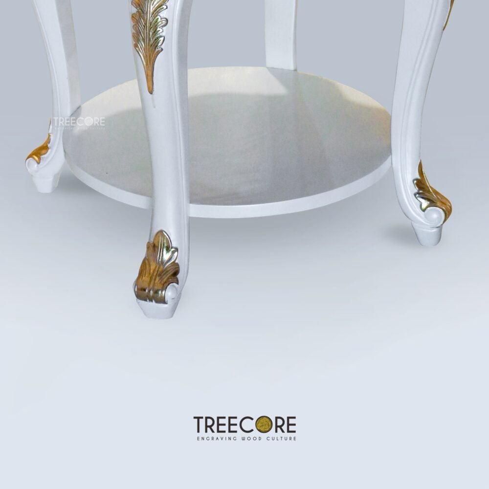 Luxurious Round Side Table for Your Bedroom Elegance