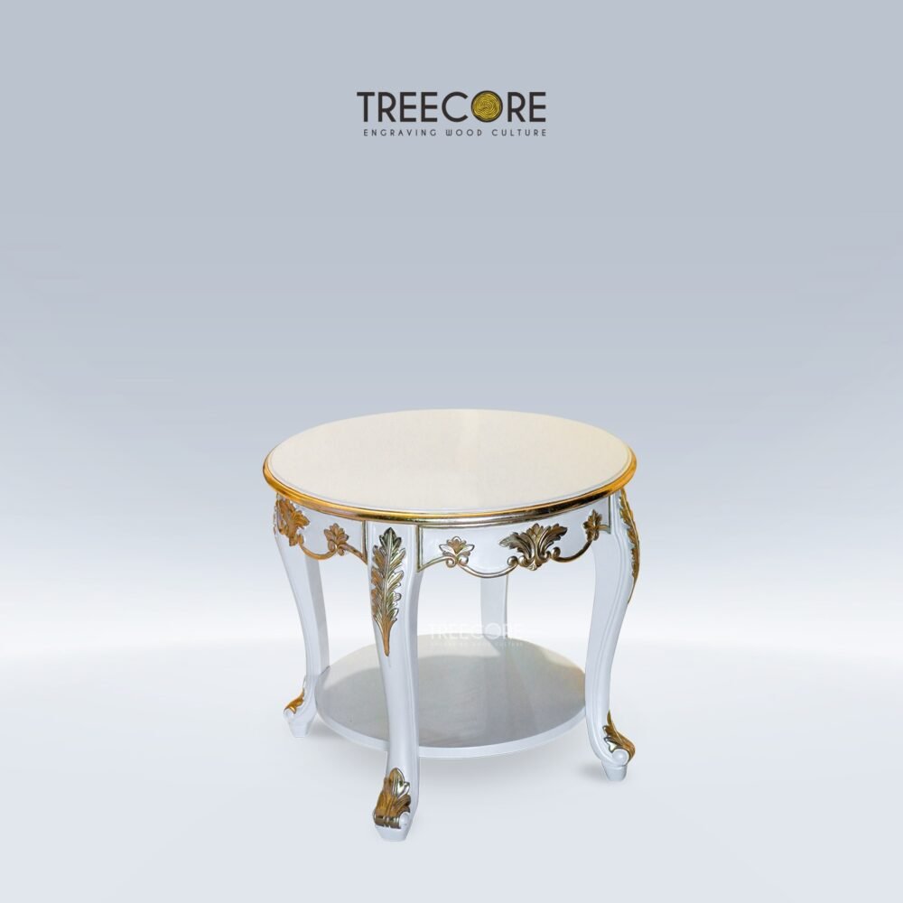 Luxurious Round Side Table for Your Bedroom Elegance