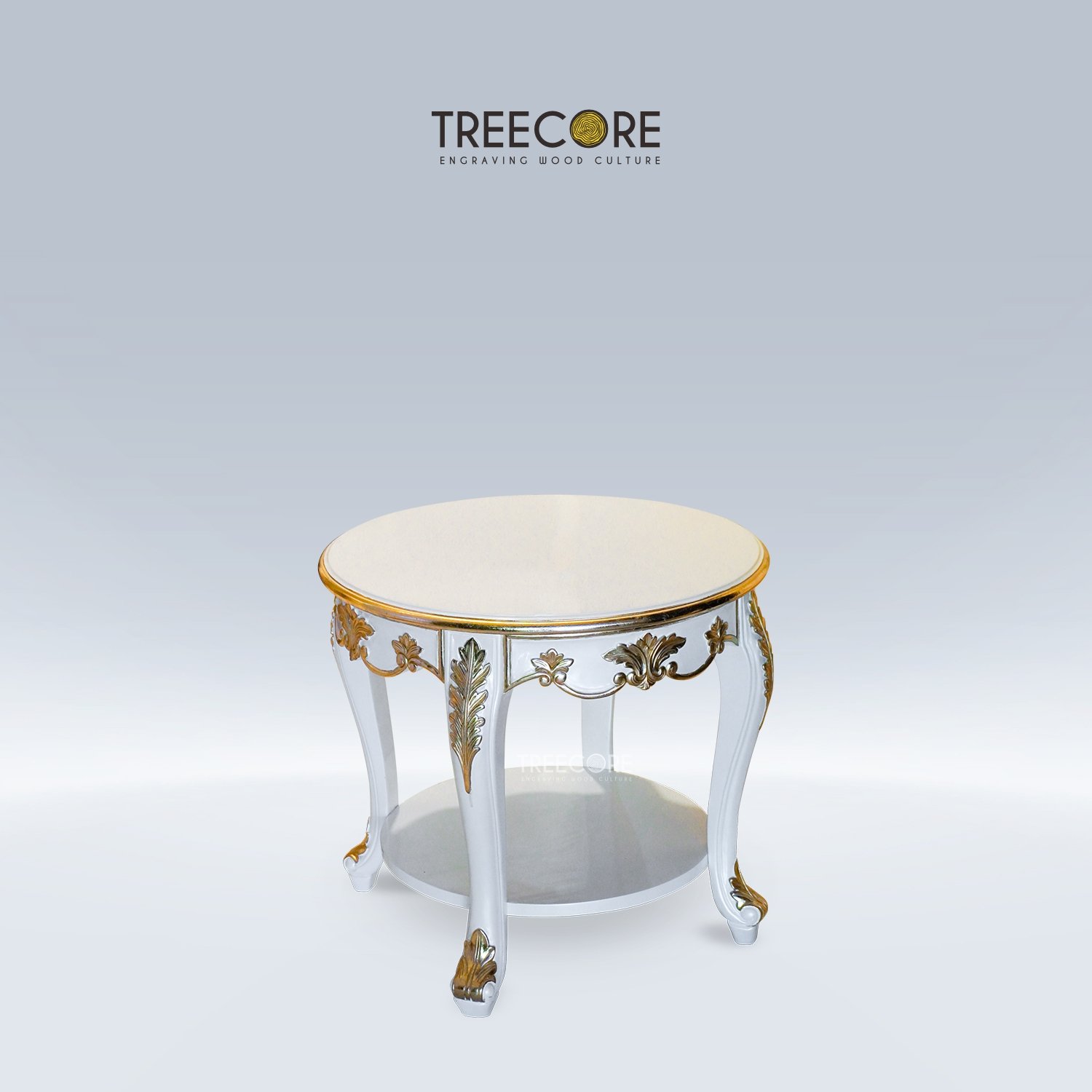 Luxurious Round Side Table for Your Bedroom Elegance
