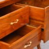 Functional Wooden Buffet Sideboard with Carved Details and Spacious Storage