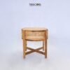 Natural Wooden Rattan Table for Stylish Room Accents
