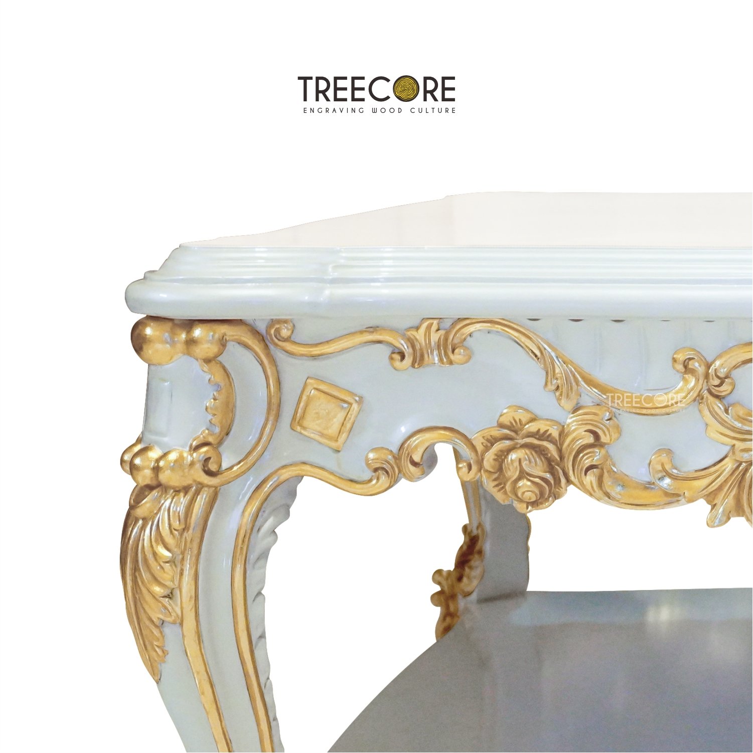 White Wooden Table