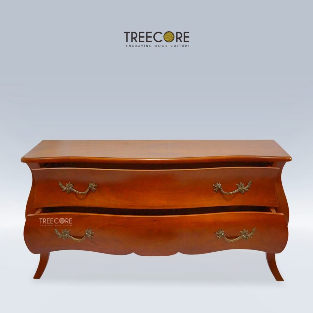 Wooden Sideboard with Spacious Drawers