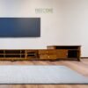 Spacious Minimalist TV Cabinet with Abundant Storage Solutions