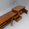 Spacious Minimalist TV Cabinet with Abundant Storage Solutions