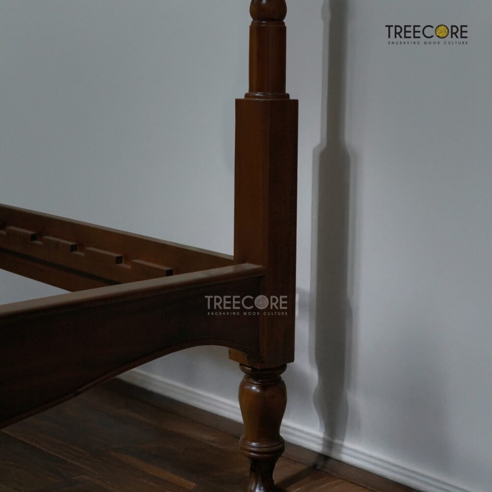 Classic Handcrafted Four-Poster Bed