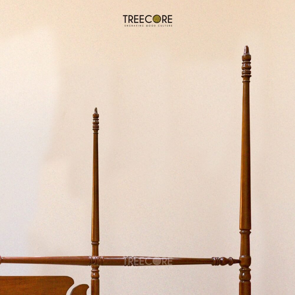 Classic Handcrafted Four-Poster Bed
