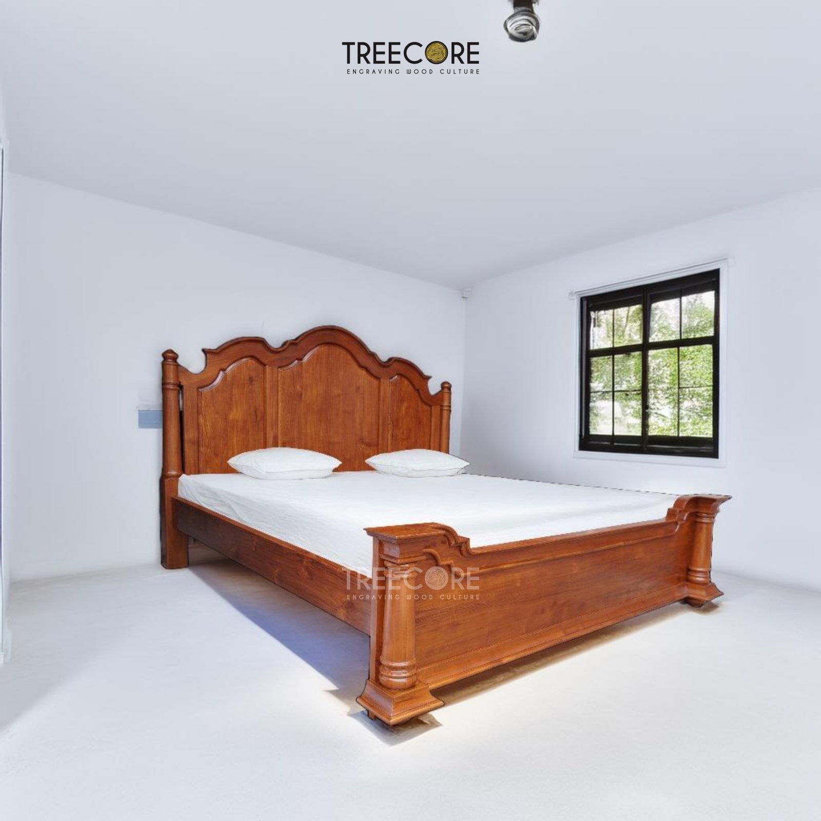 Elegant Wooden Bed