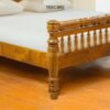 Royal Classic Wooden Bed with Hand-Carved Details