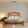 Luxurious Upholstered Wooden Bed