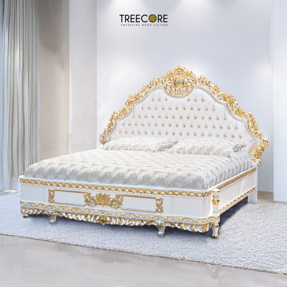 bed-08-f5c492c5 Luxury Carved Wooden Bed – Elegant and Timeless Design
