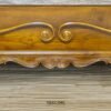 Timeless Wooden Bed with Carved Elegance