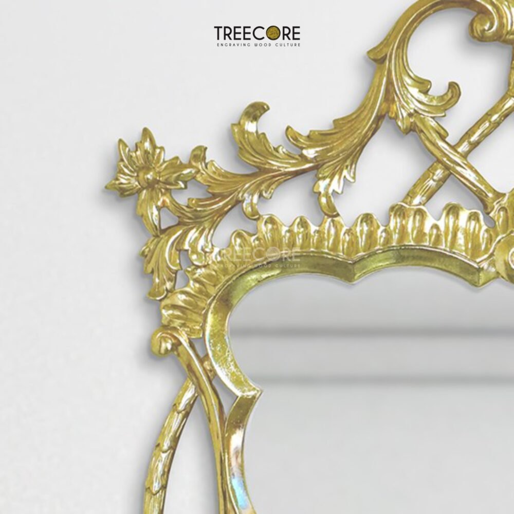 Intricate Gold Carvings Frame