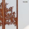 Wooden Tree Wall Art – 3 Panel Carved Tree Design