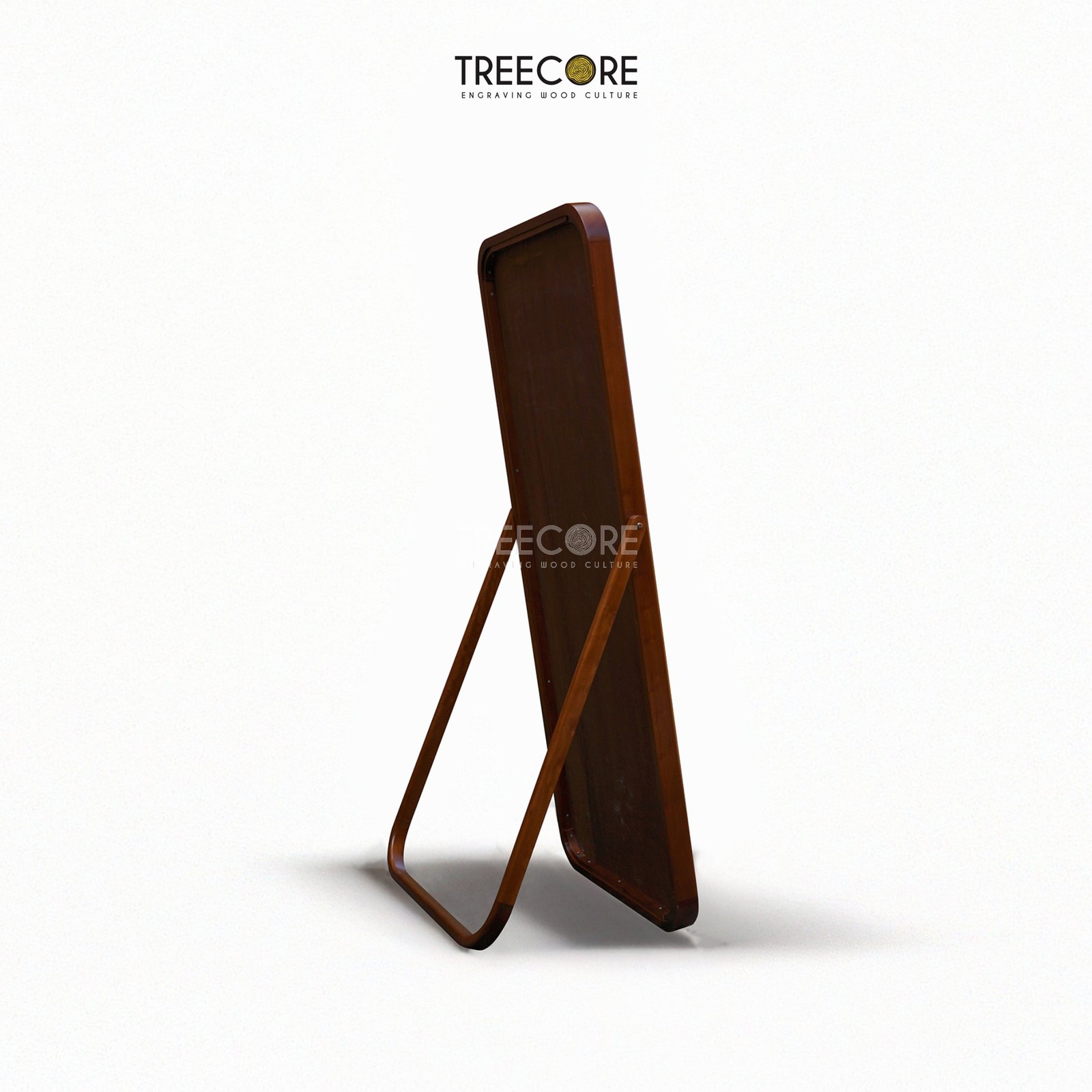Minimalist Wooden Standing Mirror