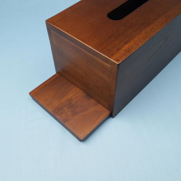 Mahogany Wooden Tissue Box