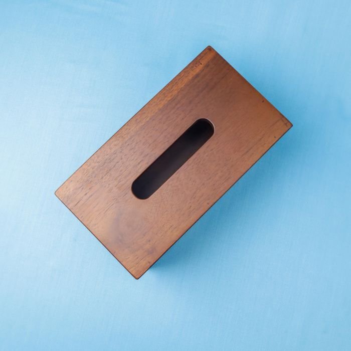 Mahogany Wooden Tissue Box