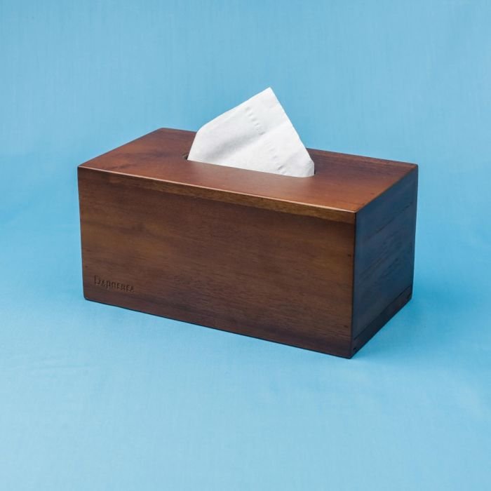 Mahogany Wooden Tissue Box