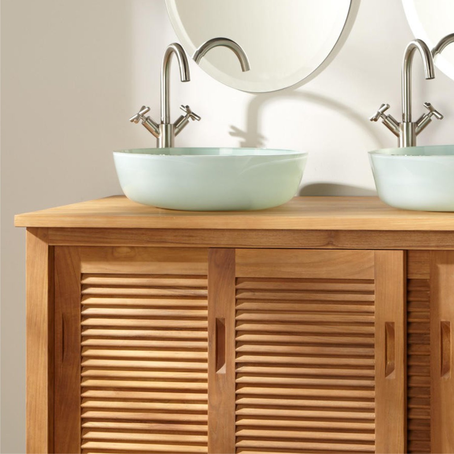 Minimalist Wooden Sink Vanity with Ample Storage Space