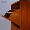 Flip-Down Door Shoe Storage Luggage Rack – Stylish & Space-Saving Storage