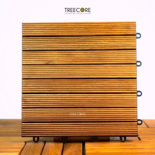 Wood Interlocking Deck Tiles