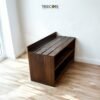 The Stainless Rail Luggage Rack combines teak wood durability and stainless top rail support, offering elegance and functionality for stylish interiors.