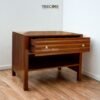 Enhance your home with the Wave Accent Sideboard, crafted from teak wood with satin finish, offering stylish design and versatile storage.