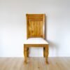 Add timeless elegance with the Vertical Slat Back Chair, crafted from durable teak wood with satin finish and ergonomic design.
