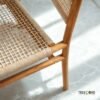 Enhance your interiors with the Breeze Weave Wood Chair, crafted from teak wood with satin finish and stylish woven design.