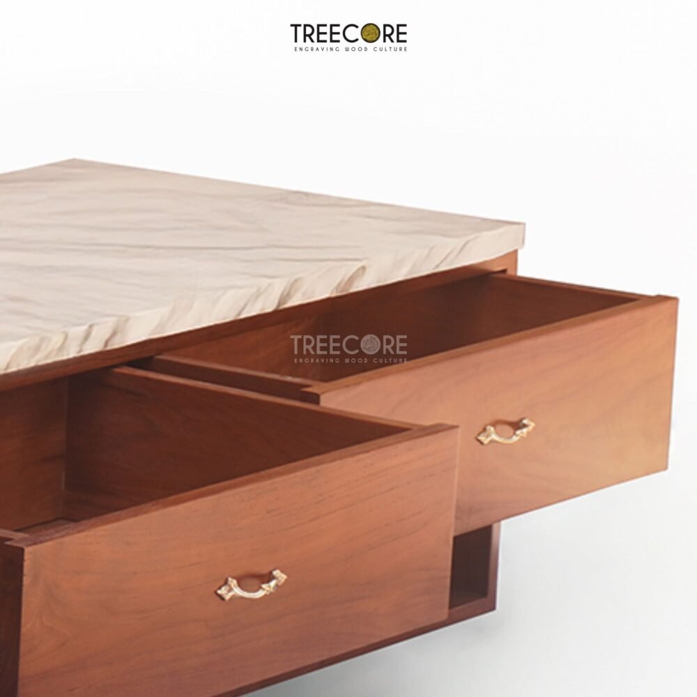 Upgrade your bathroom with the Elegant Wood Toilet Vanity, crafted from teak wood with natural satin finish for durability and timeless charm.